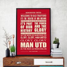 Manchester united song for sale  UK