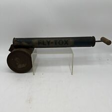 Antiga bomba manual Fly-Tox pulverizador de insetos com lata de metal e cabo de madeira comprar usado  Enviando para Brazil