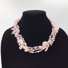Pink shell necklace for sale  Seal Beach