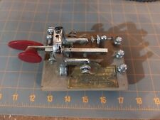 Vibroplex Morse Code Telegraph Key Vintage Ham Radio Red for sale  Shipping to South Africa