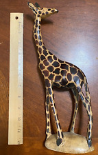 Hand carved giraffe for sale  Valencia