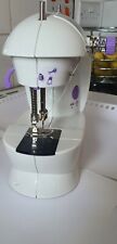 HomeVibe Mini 2-Speed Portable Sewing Machine - White/Purple, used for sale  Shipping to South Africa