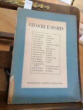 Giuochi sports edizioni usato  Italia
