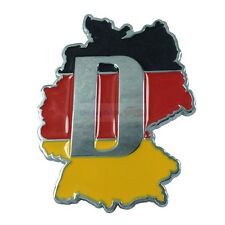 VW Alemania DE Alemania bandera terrestre capucha de metal parrilla delantera insignia emblema   segunda mano  Embacar hacia Mexico