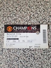 man city ticket stubs for sale  GREAT YARMOUTH
