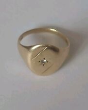 mens vintage signet rings for sale  WISBECH