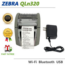 Impresora térmica móvil de código de barras Zebra QLn320 Wi-Fi Bluetooth USB con adaptador de CA, usado segunda mano  Embacar hacia Argentina