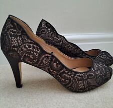 Black lace shoes for sale  AYR