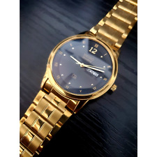 ┥NUEVO reloj de cuarzo para hombre Seiko delgado SQ23 tono dorado 41 mm ¡HERMOSO!, usado segunda mano  Embacar hacia Argentina