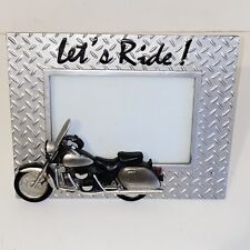 Moldura para foto de motocicleta Let it Ride 4x6 placa de diamante piso fundo comprar usado  Enviando para Brazil