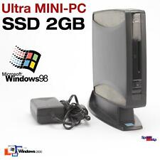 MINI COMPUTER PC 2GB SSD FOR WINDOWS WIN 98 XP 2000 RS-232 MICRO OLD GAMES, used for sale  Shipping to South Africa