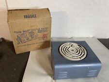 Fogão elétrico portátil Ajax queimador de cerâmica azul vintage funciona muito bem estado. comprar usado  Enviando para Brazil