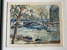 Original Water Colour By French Impressionist Pierre Eugene Cambier for sale  Shipping to South Africa