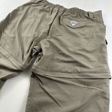 Calça cargo conversível Columbia PFG masculina XL bege pesca leve 32” costura interna comprar usado  Enviando para Brazil