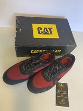 Zapatos de trabajo CAT Caterpillar Passage CT puntera compuesta real rojo talla baja 12 PPE segunda mano  Embacar hacia Argentina