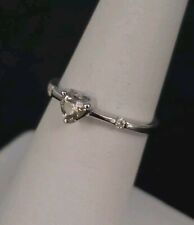 14k/585 White Gold Diamond Ladies Ring 2.2 g Size 6.5 for sale  Shipping to South Africa