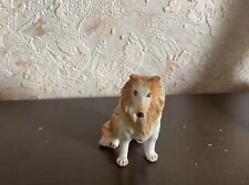 Used, Vintage Ceramic Collie. Lassie. Sitting Dog. 3.5” Tall 🐶 Lassie for sale  Shipping to South Africa