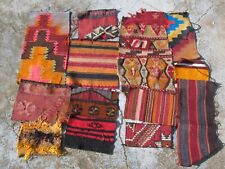turkish kilim remnants to frame, scrap kilim, antique rug, diy pieces,old kelim, used for sale  Shipping to South Africa