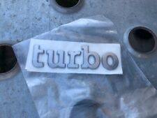 Adesivo scritta turbo usato  Anzio