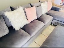 suede sectional sofa for sale  Jacksonville