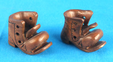 Par de botas vagabundas talladas a mano, madera, para hombre, usado segunda mano  Embacar hacia Argentina