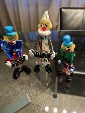 Glasfiguren clowns muranoglas gebraucht kaufen  Berlin