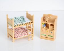 Sylvanian childrens bedroom furniture set. bunk bed drawers teddy kids for sale  Shipping to South Africa