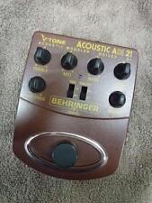 Pré-amplificador de guitarra acústica BEHRINGER ADI21 V-TONE modelador acústico driver DI comprar usado  Enviando para Brazil