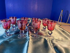 liqueur cranberry 6 glasses for sale  Grand Junction
