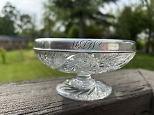 bowl silver glass rimmed for sale  Newburgh