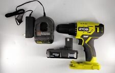 Used, RYOBI P215 18 VOLT 1/2" Lithium- Ion Cordless Driver Drill + Charger + Battery  for sale  Boca Raton
