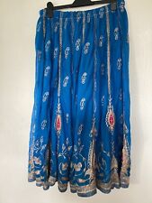 Bellydance blue skirt for sale  SOLIHULL