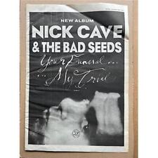 Nick cave funeral... for sale  CHESTERFIELD