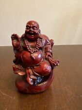 Red resin budha for sale  LISKEARD