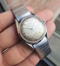 $1 Camy Sputnik Manual Winding Sunburst Patina Grey Dial Swiss Rare Vintage, used for sale  Shipping to South Africa