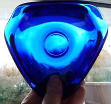 Glass vase. cobalt for sale  NEWARK