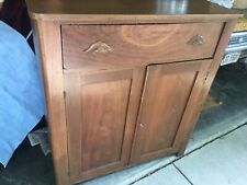 Antique Solid Walnut Country Primitive Jelly Cupboard Cabinet Circa 1850’s, used for sale  Taylorville