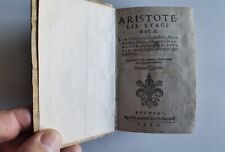 1579 aristotelis stagiritae usato  Venezia