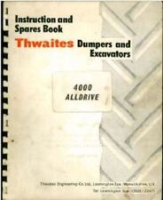 Thwaites dumper alldrive for sale  CALLINGTON