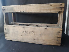 Antigua Caja de Madera De BAR Estante Para Botellas Vintage Old Bottle Rack comprar usado  Enviando para Brazil