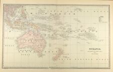 Oceania australia map for sale  BOURNE END