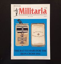 MILITARIA Vol. 1, No. 3, Edited by Klaus Patzwall - WWI & WWII Military Awards for sale  Shipping to South Africa