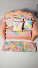 Barbie Vintage 1987 SWEET ROSES Living Room Sleeper Sofa Couch, used for sale  Shipping to South Africa
