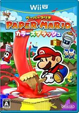 Paper Mario color splash - Wii U versão japonesa comprar usado  Enviando para Brazil