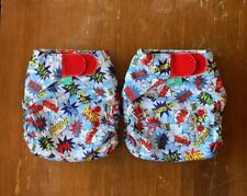 TotsBots V3 AIO Pooper Hero Lot Of 2 Cloth Diapers! for sale  Shipping to South Africa