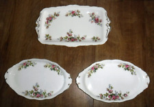 Used, Vintage ROYAL ALBERT ~ Three Serving Trays ~ Moss Rose for sale  Shipping to South Africa