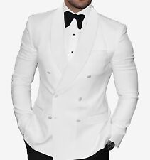 Terno masculino blazer masculino peito duplo ajuste regular casaco smoking noivo casamento formatura comprar usado  Enviando para Brazil