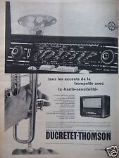 Publicité 1958 ducretet d'occasion  Compiègne