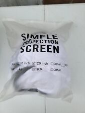 Simple projection screen for sale  Kernersville