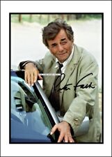 Peter Falk, Autographed, Cotton Canvas Image. Limited Edition (PF-6) x, used for sale  Shipping to United States